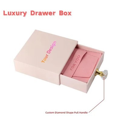 주얼리 목걸이를위한 도매 커스텀 서랍 슬라이더 선물 포장 상자
